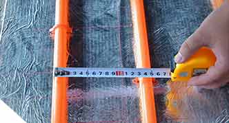 15cm的間距，規(guī)范化施工