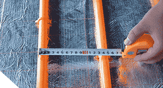 15cm的間距，規(guī)范化施工