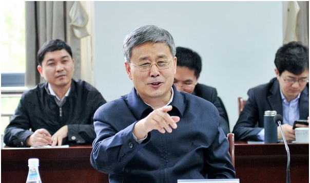 山東省長(zhǎng)郭樹清視察沃富地源熱泵項(xiàng)目