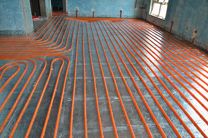 香根四季別墅項(xiàng)目地暖管安裝