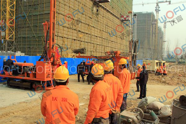 地源熱泵空調打井現(xiàn)場