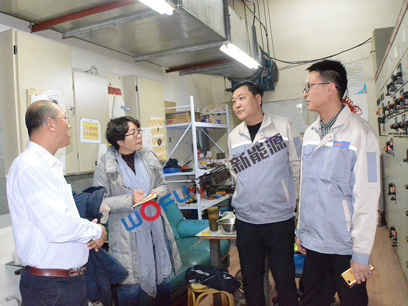 客戶(hù)考察地源熱泵項(xiàng)目